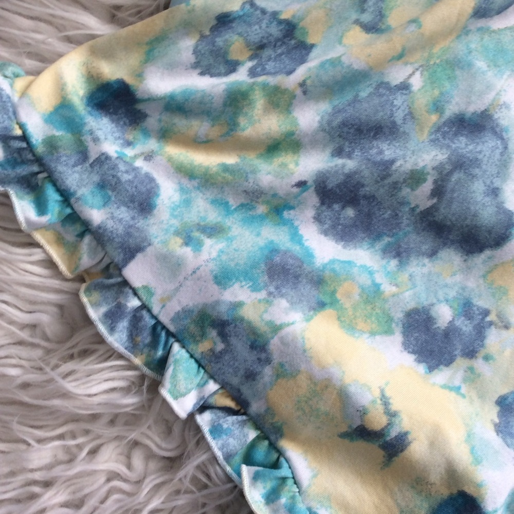 NWOT Ink + Ivy 2-Piece Ruffle Short Sleep Set - Picture 5 of 8